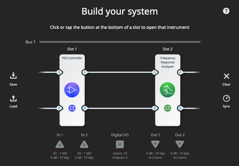 Moku PID Controller and Frequency Response Analyzer deployed in Multi-Instrument Mode